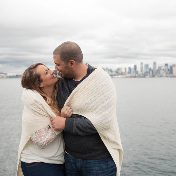 Alki Beach Engagement Session